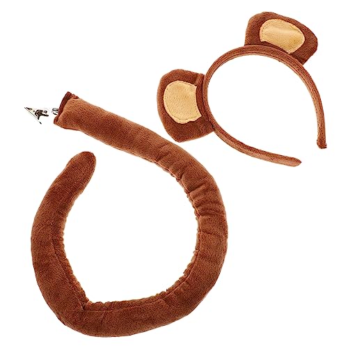 KOMBIUDA 1 Satz Produkt Ohr Stirnband Kostüme Dschungelkostüm Kostüm tier ohren haarreif haircharm haarreife kopftücher Affenohren-Stirnband für Haarband mit Affenohren Stoff von KOMBIUDA