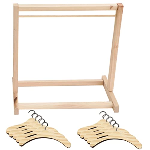 KOMBIUDA 1satz Doll Kleiderbügel Für Puppen Teiliges Miniatur Kleiderständer Für Puppenzubehör Hochwertige Langlebige Puppenbekleidungsaufhängungen Für Kreative Spielmöglichkeiten von KOMBIUDA