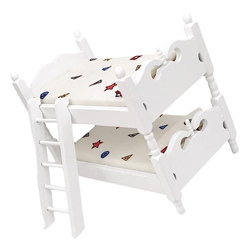KOMBIUDA 1satz Miniatur Doppelstockbett Für Puppenhäuser Buntes Für Dekorative Gestaltung Kinderzimmern Und Puppenräumen Kissen Und Decken KOMBIUDA 1satz Miniatur Doppelstockbett Für Puppenhäuser Buntes Für Dekorative Gestaltung Kinderzimmern Und Puppenräumen Kissen Und Decken von KOMBIUDA