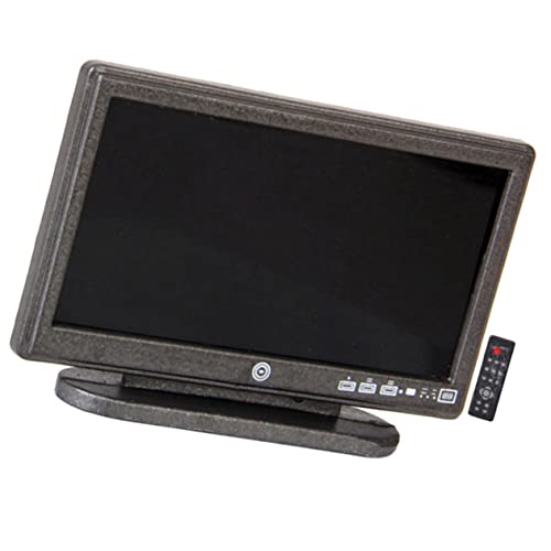 KOMBIUDA 1 Satz Puppenhaus-Fernseher Kinderspielzeug Miniatur-tv- Spielzeugfernseher Mini-Fernseher Desktop-Ornament Mini -hausdekoration Zarter Miniaturfernseher Plastik Black KOMBIUDA 1 Satz Puppenhaus-Fernseher Kinderspielzeug Miniatur-tv- Spielzeugfernseher Mini-Fernseher Desktop-Ornament Mini -hausdekoration Zarter Miniaturfernseher Plastik Black von KOMBIUDA