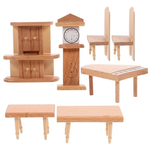 KOMBIUDA 1 Satz Puppenhaus Kleinmöbel Puppenhaus Möbel Puppenhauszubehör Puppenstubenmöbel kleine tische kleine Schreibtisch Miniaturmöbel schmücken Miniaturmodelle hölzern KOMBIUDA 1 Satz Puppenhaus Kleinmöbel Puppenhaus Möbel Puppenhauszubehör Puppenstubenmöbel kleine tische kleine Schreibtisch Miniaturmöbel schmücken Miniaturmodelle hölzern von KOMBIUDA