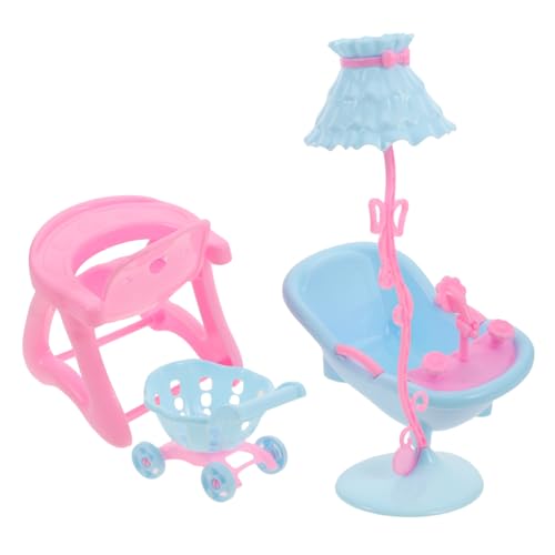 KOMBIUDA 1 Satz Puppenhaus Mini -Puppen -Badezubehör Einkaufswagenspielzeug Miniatursachen Warenkorb Mini -Prop Mini-Kinderwagen Mini-Sachen Plastik KOMBIUDA 1 Satz Puppenhaus Mini -Puppen -Badezubehör Einkaufswagenspielzeug Miniatursachen Warenkorb Mini -Prop Mini-Kinderwagen Mini-Sachen Plastik von KOMBIUDA