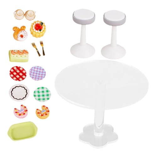 KOMBIUDA 1 Satz Puppenhaus-Modell puppenhaus küche Rollenspiel für puppenhaus möbel Miniaturessen für Puppenhaus Mini-Food-Kochen Mini-Tisch Acryl KOMBIUDA 1 Satz Puppenhaus-Modell puppenhaus küche Rollenspiel für puppenhaus möbel Miniaturessen für Puppenhaus Mini-Food-Kochen Mini-Tisch Acryl von KOMBIUDA