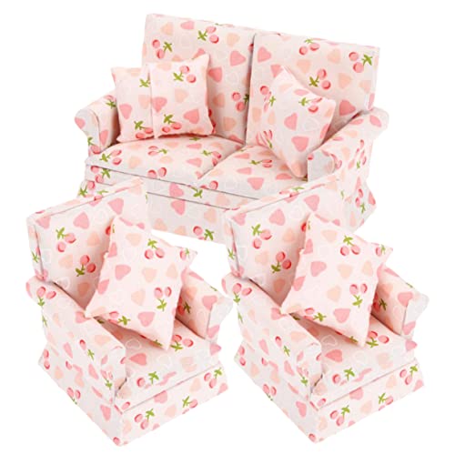 KOMBIUDA 1 Satz Puppenstubensofa Mini Häuser für Mädchen Möbel einzelsofa Bedroom Decor deriala kopfkissen Dollhouse Furniture Pillows wohnzimmerdeko sesselschoner Holz KOMBIUDA 1 Satz Puppenstubensofa Mini Häuser für Mädchen Möbel einzelsofa Bedroom Decor deriala kopfkissen Dollhouse Furniture Pillows wohnzimmerdeko sesselschoner Holz von KOMBIUDA