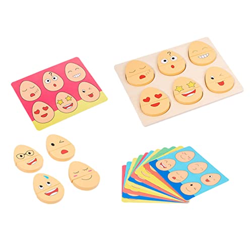 KOMBIUDA 1 Satz Puzzle Lernspielzeug zur Ausdruckszuordnung für Frühkindliche Bildung Fördert Beobachtungs und Denkfähigkeiten für Kleinkinder KOMBIUDA 1 Satz Puzzle Lernspielzeug zur Ausdruckszuordnung für Frühkindliche Bildung Fördert Beobachtungs und Denkfähigkeiten für Kleinkinder von KOMBIUDA
