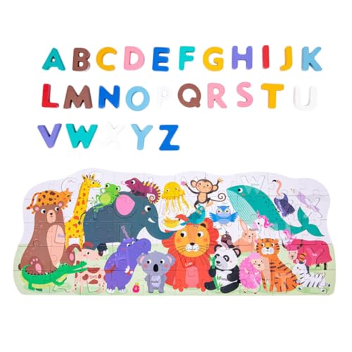 KOMBIUDA 1 Satz Puzzle passendes Pädagogisches Puzzle Alphabet Puzzle für puzzlekleber Puzzlematte Puzzlespielzeug Kind Puzzle Papier von KOMBIUDA