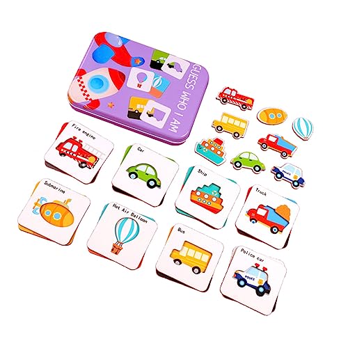 KOMBIUDA 1 Satz Holz-puzzlespielzeug Lernpuzzlespielzeug Für Kleinkinder Und Babys Passendes Puzzleteilspielzeug Geeignet Kinder von KOMBIUDA