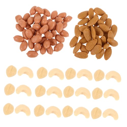 KOMBIUDA 1 Satz Realistischen Nüssen Dekorative Künstliche Walnüsse Erdnüsse Pistazien und Cashews für DIY Projekte und Fotografie pro Sorte KOMBIUDA 1 Satz Realistischen Nüssen Dekorative Künstliche Walnüsse Erdnüsse Pistazien und Cashews für DIY Projekte und Fotografie pro Sorte von KOMBIUDA