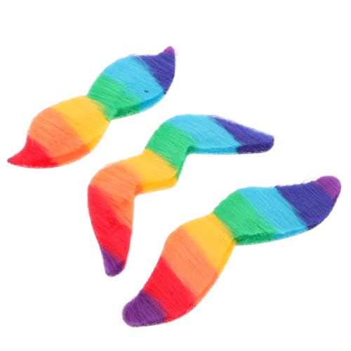 KOMBIUDA 1 Satz Regenbogen -Bartanzug Neon-Bartaufkleber Kostümbartzubehör Neuheit-Bart-Aufkleber Party-Bart-Aufkleber Maskerade -Party -Zubehör Detektivkostümzubehör Hochtemperaturdraht KOMBIUDA 1 Satz Regenbogen -Bartanzug Neon-Bartaufkleber Kostümbartzubehör Neuheit-Bart-Aufkleber Party-Bart-Aufkleber Maskerade -Party -Zubehör Detektivkostümzubehör Hochtemperaturdraht von KOMBIUDA