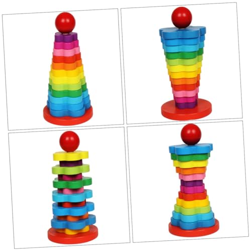 KOMBIUDA 1 Satz Regenbogen- interaktive Spiele interaktives hühner holzspielsachen Kreatives Kid Toys Stapelblock für Bausteinspielzeug hölzern KOMBIUDA 1 Satz Regenbogen- interaktive Spiele interaktives hühner holzspielsachen Kreatives Kid Toys Stapelblock für Bausteinspielzeug hölzern von KOMBIUDA
