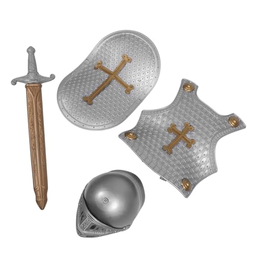 KOMBIUDA 1 Satz Ritter Rüstungsset für Vintage mit Schild für Jahre Fördert Rollenspiel die Interaktion mit Sicher Ansprechend für Kleine KOMBIUDA 1 Satz Ritter Rüstungsset für Vintage mit Schild für Jahre Fördert Rollenspiel die Interaktion mit Sicher Ansprechend für Kleine von KOMBIUDA