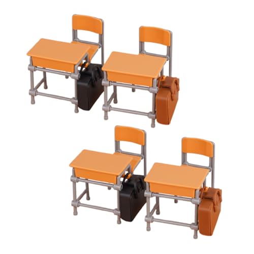 KOMBIUDA 1 Satz Schulmöbel mit Tisch und Stühlen für Kinderzimmer Kreative Spielzeuge und Fotodekoration Vielseitige Nutzung für Unterricht und Spiel von KOMBIUDA