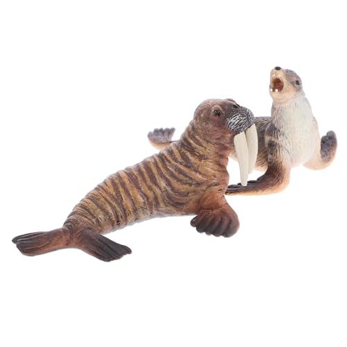 KOMBIUDA 1 Satz Simulation Meerestiermodell Realistisches Seelöwen Und Walross-Set Kleines Meerestier Für Aquarium Und Terrarium KOMBIUDA 1 Satz Simulation Meerestiermodell Realistisches Seelöwen Und Walross-Set Kleines Meerestier Für Aquarium Und Terrarium von KOMBIUDA