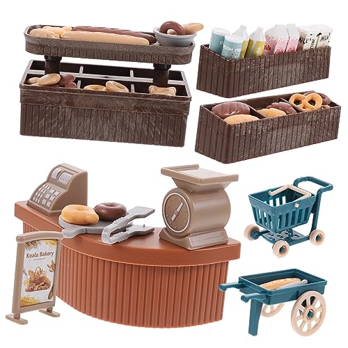 KOMBIUDA 1 Satz Simulierte Bäckereistütze Mini-bäckerei-Ornament Simulationsspielzeug Puppenhaus-bäckereimodell Mini-verzierung Bäckerei Requisiten Mikroszenendekoration Brotmodell Plastik KOMBIUDA 1 Satz Simulierte Bäckereistütze Mini-bäckerei-Ornament Simulationsspielzeug Puppenhaus-bäckereimodell Mini-verzierung Bäckerei Requisiten Mikroszenendekoration Brotmodell Plastik von KOMBIUDA