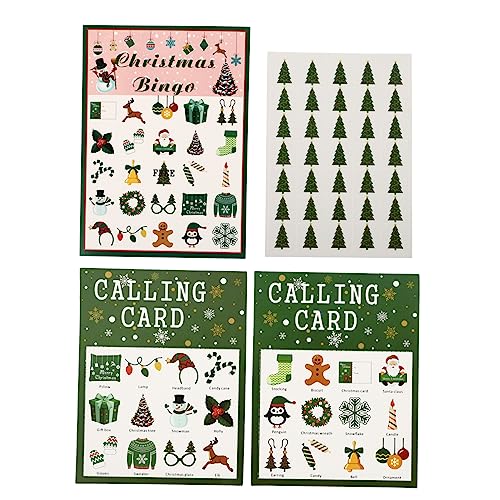 KOMBIUDA 1 Satz Kreative Bingo-Spielkarten Party-Papierkarten Spieler-Bingokarten KOMBIUDA 1 Satz Kreative Bingo-Spielkarten Party-Papierkarten Spieler-Bingokarten von KOMBIUDA
