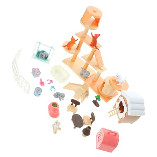 KOMBIUDA 1 Satz Spielhaus Tell dir vor, zu Kinderspielzeug Kleinkindspielzeug Spielzeugkatzenzubehör Spielset mit Katzenfiguren interaktive Spielsachen Plastik KOMBIUDA 1 Satz Spielhaus Tell dir vor, zu Kinderspielzeug Kleinkindspielzeug Spielzeugkatzenzubehör Spielset mit Katzenfiguren interaktive Spielsachen Plastik von KOMBIUDA