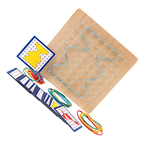 KOMBIUDA Geometrisches Steckbrett-Spielzeug – Lernspielzeug Aus Holz Für Kinder Werkzeug Zum Erlernen Von Mathematik Und Räumlichem Vorstellungsvermögen KOMBIUDA Geometrisches Steckbrett-Spielzeug – Lernspielzeug Aus Holz Für Kinder Werkzeug Zum Erlernen Von Mathematik Und Räumlichem Vorstellungsvermögen von KOMBIUDA