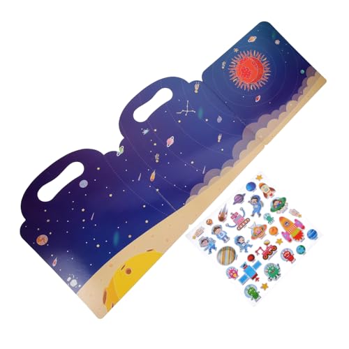 KOMBIUDA 1 Satz Stickerbuch Für Wiederverwendbares DIY-stickerbuch Stickerbuch Zur Kindererziehung Aufkleberbücher Zum Selbermachen Für Stickerbuch Selber Machen Papier von KOMBIUDA