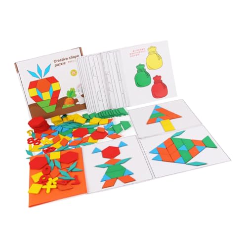 KOMBIUDA 1 Satz Tangram Puzzle Kreatives Geometrisches Formen Steckspiel für Fördert Denkfähigkeiten und Hand Augen Koordination Farbenfrohes Lernspielzeug für Kleinkinder KOMBIUDA 1 Satz Tangram Puzzle Kreatives Geometrisches Formen Steckspiel für Fördert Denkfähigkeiten und Hand Augen Koordination Farbenfrohes Lernspielzeug für Kleinkinder von KOMBIUDA