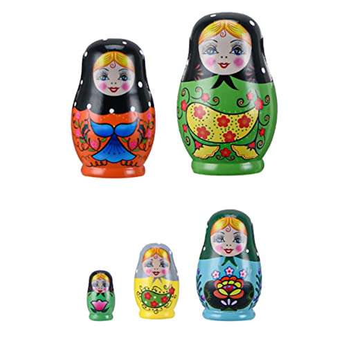KOMBIUDA 1 Satz Teiliges Puppen Nesting Dolls mit Cartoon Muster Russische Puppen für Dekoration und Aufbewahrung für Zuhause KOMBIUDA 1 Satz Teiliges Puppen Nesting Dolls mit Cartoon Muster Russische Puppen für Dekoration und Aufbewahrung für Zuhause von KOMBIUDA