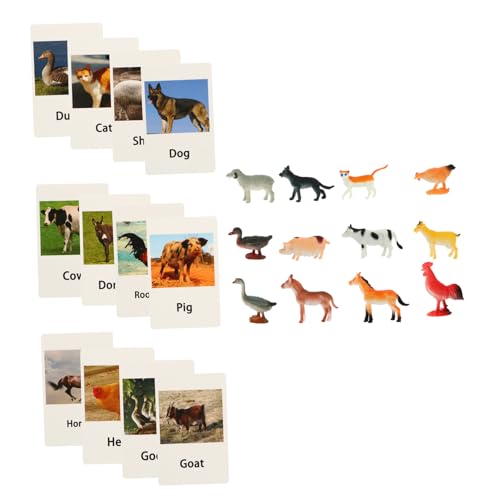 KOMBIUDA 1 Satz Tiermodell Karten für Frühe Bildung Kognitive Tier Matching Karten für Lernspielzeug für Vorschule Hause Verbessert Konzentration und Kreativität KOMBIUDA 1 Satz Tiermodell Karten für Frühe Bildung Kognitive Tier Matching Karten für Lernspielzeug für Vorschule Hause Verbessert Konzentration und Kreativität von KOMBIUDA