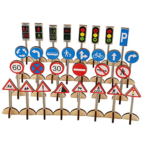 KOMBIUDA 1 Satz Verkehrsschilder für Teiliges Verkehrszeichen Lernspielzeug Verkehrssicherheit und Kreativem für Interaktionen zwischen Eltern und Kindern KOMBIUDA 1 Satz Verkehrsschilder für Teiliges Verkehrszeichen Lernspielzeug Verkehrssicherheit und Kreativem für Interaktionen zwischen Eltern und Kindern von KOMBIUDA