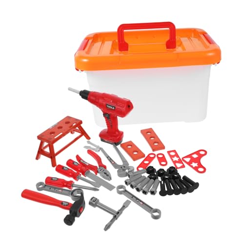 KOMBIUDA 1 Satz Werkzeug Set Teiliges Lernspielzeug für Kleinkinder Interaktive Spielwerkzeuge mit Aufbewahrungsbox Kreatives Rollenspiel für Jungen und Frühe Bildung und Fantasie KOMBIUDA 1 Satz Werkzeug Set Teiliges Lernspielzeug für Kleinkinder Interaktive Spielwerkzeuge mit Aufbewahrungsbox Kreatives Rollenspiel für Jungen und Frühe Bildung und Fantasie von KOMBIUDA