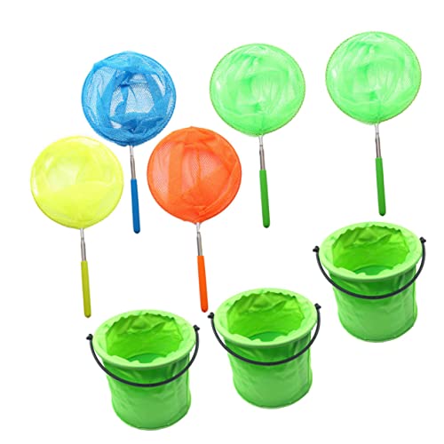 KOMBIUDA Kinder Fischernetz Satz Einziehbares Insektenfangnetz Teleskop-Design Edelstahl Und Nylon-Material Für Outdoor-Spiel Und Naturerkundung KOMBIUDA Kinder Fischernetz Satz Einziehbares Insektenfangnetz Teleskop-Design Edelstahl Und Nylon-Material Für Outdoor-Spiel Und Naturerkundung von KOMBIUDA