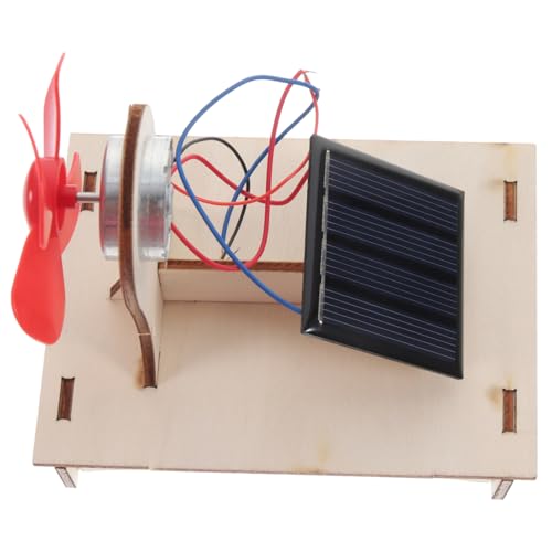 KOMBIUDA 1 Satz experimente Experiment solarlüfter bastelmaterial für solardusxhe Solar-Holzmodellbausätze Wissenschaftsexperimentprojekte für hölzern von KOMBIUDA