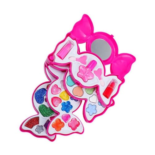 KOMBIUDA 1 Satz für 8 jährige mädchen schminkset kinderschminken Set игрушки для девочек geburtstagseinladungen schminken Schminke für Kleinkinder Plastik rot von KOMBIUDA