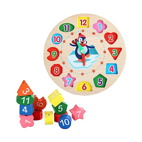 KOMBIUDA 1 Satz hölzerne Uhr Clocks für zeituhr Kinderuhr holzspielzeug Nummern digital Spielzeuge aus Holzklötzen Lernspielzeug aus Holz für Bausteinspielzeug Colorful KOMBIUDA 1 Satz hölzerne Uhr Clocks für zeituhr Kinderuhr holzspielzeug Nummern digital Spielzeuge aus Holzklötzen Lernspielzeug aus Holz für Bausteinspielzeug Colorful von KOMBIUDA