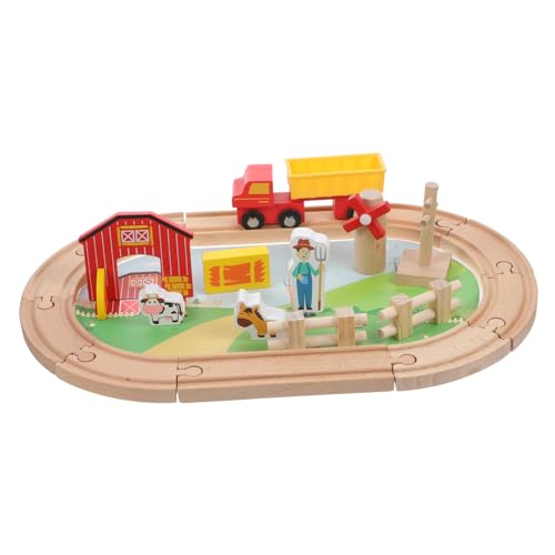 KOMBIUDA 1 Satz interaktives holzspielzeug holzspielsachen Educational Toys Züge für Kleinkinder Kinderspielzeug Bahngleise für Kleinkinder Zug hölzern KOMBIUDA 1 Satz interaktives holzspielzeug holzspielsachen Educational Toys Züge für Kleinkinder Kinderspielzeug Bahngleise für Kleinkinder Zug hölzern von KOMBIUDA
