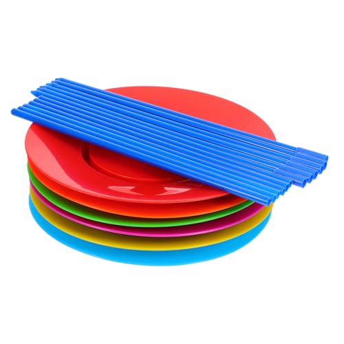 KOMBIUDA 1 Satz -jonglierscheibe Spinnplatten -kit Spinnplattenspielzeug Zirkusteller Zirkus-jonglierklubs Jonglier-geschicklichkeitsspielspielzeug Plastik KOMBIUDA 1 Satz -jonglierscheibe Spinnplatten -kit Spinnplattenspielzeug Zirkusteller Zirkus-jonglierklubs Jonglier-geschicklichkeitsspielspielzeug Plastik von KOMBIUDA