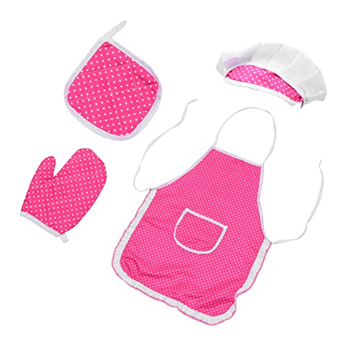 KOMBIUDA Komplettes Spielküchen-spielzeugset Für Jungen Und Mädchen Schürze Mütze Handschuhmatte Zum Kochen Mädchen Simulations-Rollenspiele KOMBIUDA Komplettes Spielküchen-spielzeugset Für Jungen Und Mädchen Schürze Mütze Handschuhmatte Zum Kochen Mädchen Simulations-Rollenspiele von KOMBIUDA