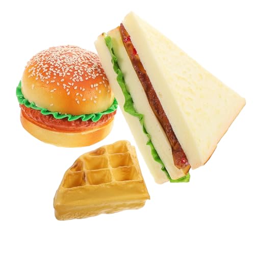 KOMBIUDA 1 Satz simuliertes Brot für interaktives gefälschte Lebensmittel realistisches Essen Backwaren Fake Food für die Küche PVC KOMBIUDA 1 Satz simuliertes Brot für interaktives gefälschte Lebensmittel realistisches Essen Backwaren Fake Food für die Küche PVC von KOMBIUDA