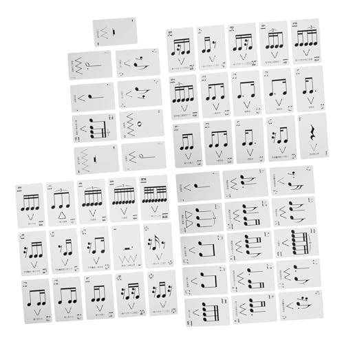 KOMBIUDA 1 Schachtel Rhythmus-Poker-Lesekarten Ausbildung Werkzeug FlashCard Rhythmusspiel für Schüler Rhythmus-Übungsgerät Kind Rhythmus-Lehrmittel Musik-Rhythmus-Tools blinken üben Papier KOMBIUDA 1 Schachtel Rhythmus-Poker-Lesekarten Ausbildung Werkzeug FlashCard Rhythmusspiel für Schüler Rhythmus-Übungsgerät Kind Rhythmus-Lehrmittel Musik-Rhythmus-Tools blinken üben Papier von KOMBIUDA