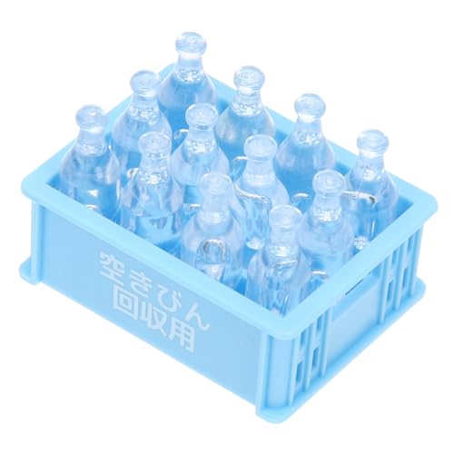 KOMBIUDA 1 Set-Box Mini-Soda für kinderspielzeug Modellgetränkebox für Miniaturwelten tun so, DASS sie Puppenhaus Miniaturen Plastik Sky-Blue von KOMBIUDA