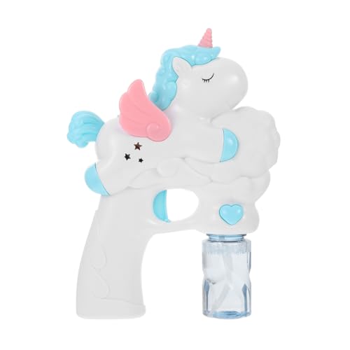 KOMBIUDA 1 Set Einhorn Kinderspielzeug Für Elektrischer Seifenblasenmacher Kinderspielzeug Für Draußen Kinderfestgeschenk Seifenblasengebläse Elektrische von KOMBIUDA