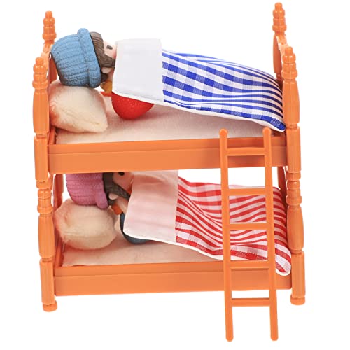 KOMBIUDA Mini-Spielzeug-etagenbett-Set Baby-puppenmöbel Puppenhaus-zubehör Miniatur-Bett- Für Kinder KOMBIUDA Mini-Spielzeug-etagenbett-Set Baby-puppenmöbel Puppenhaus-zubehör Miniatur-Bett- Für Kinder von KOMBIUDA