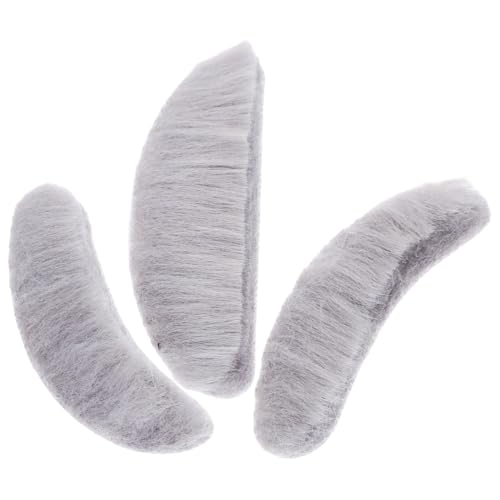 KOMBIUDA 1 Set Halloween Opa Simulierter Bart Maskerade Halloween Schnurrbärte Männer Halloween Bart Neuheit Creme Gefälschte Nasenring Pickel Maske Kit Ingwer Lockige Perücke Verrückte von KOMBIUDA