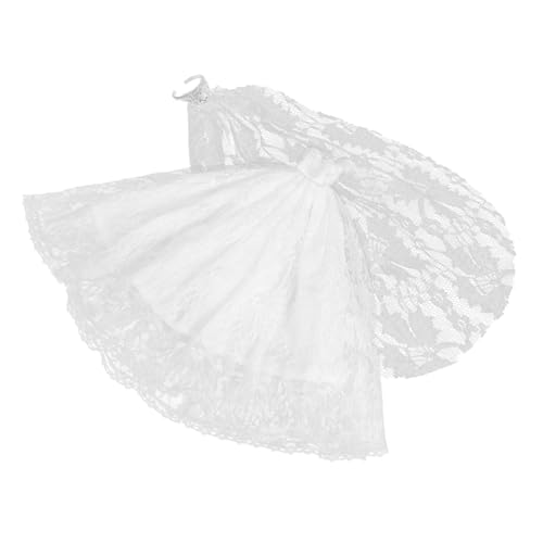 KOMBIUDA Puppe Hochzeitskleid Requisite Ersatz Outfit Schleier Für Puppen Für Rollenspiele von KOMBIUDA