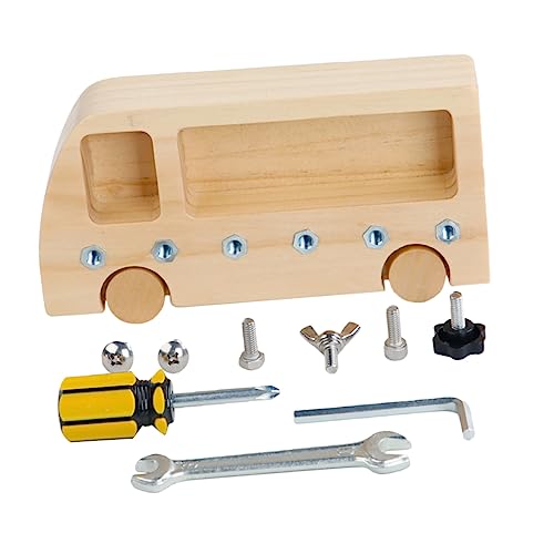 KOMBIUDA 1 Set Holzspielzeug Mit Schraubendreher Und Schrauben Frühkindliches Lernspielzeug Für Zur Von Hand Augen Koordination Und Motorischen Fähigkeiten KOMBIUDA 1 Set Holzspielzeug Mit Schraubendreher Und Schrauben Frühkindliches Lernspielzeug Für Zur Von Hand Augen Koordination Und Motorischen Fähigkeiten von KOMBIUDA