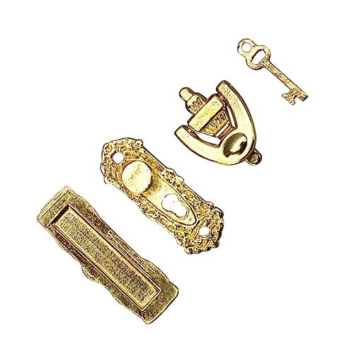 KOMBIUDA 1 Set Mini Schlüssel Decor Metall Mini Pull Ring Goldene Mini Pull Ring Schmücken Puppenhaus Pull Ring KOMBIUDA 1 Set Mini Schlüssel Decor Metall Mini Pull Ring Goldene Mini Pull Ring Schmücken Puppenhaus Pull Ring von KOMBIUDA