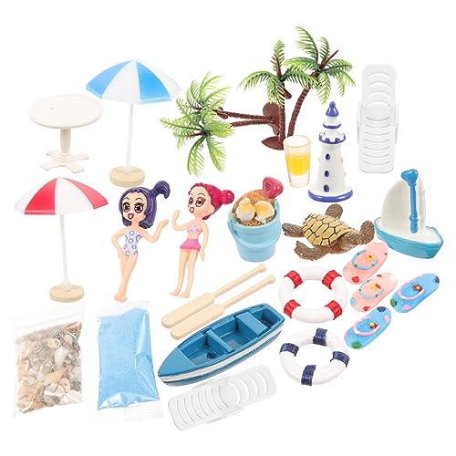 KOMBIUDA 1 Set Miniatur Strand Deko Für Puppenhaus Mikro Strandaccessoires Für DIY Sommer Und Strandspielzeug Perfekte Miniatur Dekoration Für Kreative Spielwelten KOMBIUDA 1 Set Miniatur Strand Deko Für Puppenhaus Mikro Strandaccessoires Für DIY Sommer Und Strandspielzeug Perfekte Miniatur Dekoration Für Kreative Spielwelten von KOMBIUDA