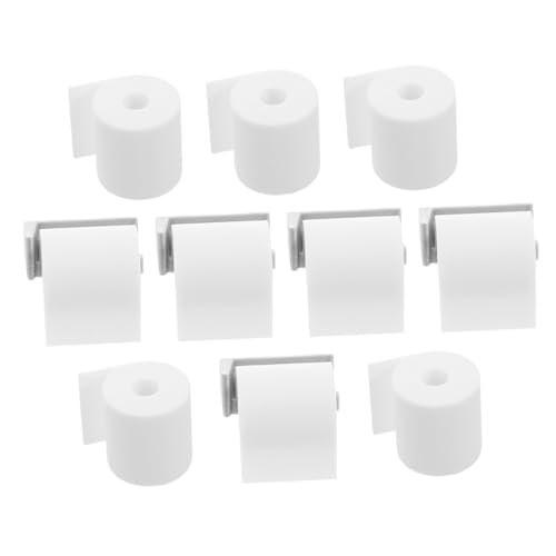 KOMBIUDA Papierrollenmodell Für Puppenhaus Miniatur-toilettenpapierhalter Badezimmerzubehör Dekoration Kinder KOMBIUDA Papierrollenmodell Für Puppenhaus Miniatur-toilettenpapierhalter Badezimmerzubehör Dekoration Kinder von KOMBIUDA