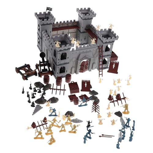 KOMBIUDA 1 Set Montiert Piratenburg Ritter Armee Figuren Konstruktion Spielzeug von KOMBIUDA