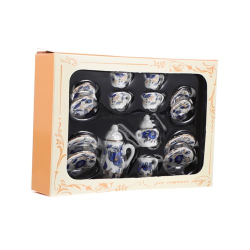 KOMBIUDA 1 Set Puppenhaus Teeservice Kinderspielzeug Mini Dekoration Teetasse Teetasse Wohnaccessoires Teekannentablett Simulierte Keramik Teetasse Mini KOMBIUDA 1 Set Puppenhaus Teeservice Kinderspielzeug Mini Dekoration Teetasse Teetasse Wohnaccessoires Teekannentablett Simulierte Keramik Teetasse Mini von KOMBIUDA