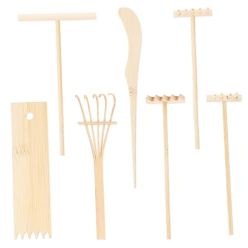 KOMBIUDA Sandtisch Bambus Rechen Satz Zen-minirechen Für Schreibtisch Kleine Dekorative Rechen Mikrorechen Aus Holz KOMBIUDA Sandtisch Bambus Rechen Satz Zen-minirechen Für Schreibtisch Kleine Dekorative Rechen Mikrorechen Aus Holz von KOMBIUDA