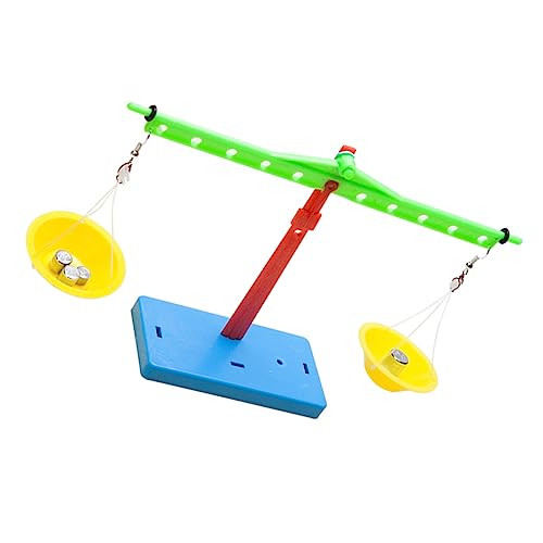 KOMBIUDA 1 Set Selbstgemachtes Balance Scale Stem Learning Kit DIY Balance Scale Science Project Kit Kinderspielzeugmodelle Balance Scale Model Assemble Toy Science Learning Kit Edelstahl von KOMBIUDA