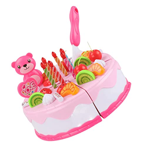 KOMBIUDA 1 Set Simulation Kuchen Mädchen Lebensmittel Kuchen Schneiden Pädagogisches Schneiden Pädagogisches Geburtstag Kuchen Mädchen Kuchen Rosa Kunststoff KOMBIUDA 1 Set Simulation Kuchen Mädchen Lebensmittel Kuchen Schneiden Pädagogisches Schneiden Pädagogisches Geburtstag Kuchen Mädchen Kuchen Rosa Kunststoff von KOMBIUDA